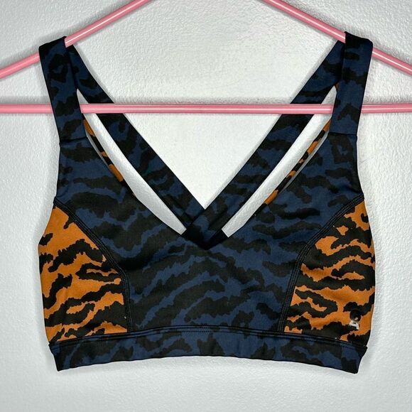 Good American Oasis Leopard Sports Bra Size small (2) - Picture 2 of 9